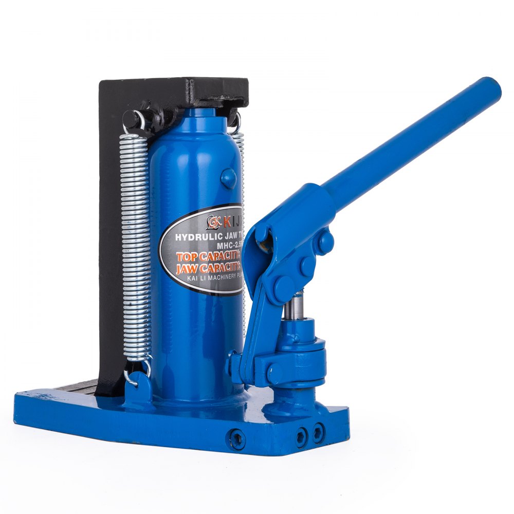 VEVOR Gato Hidráulico de 5T Elevador de Botella de Acero Inoxidable Elevador de Coches Hidráulico 11000lb Azul para Automóviles Furgonetas y Camiones