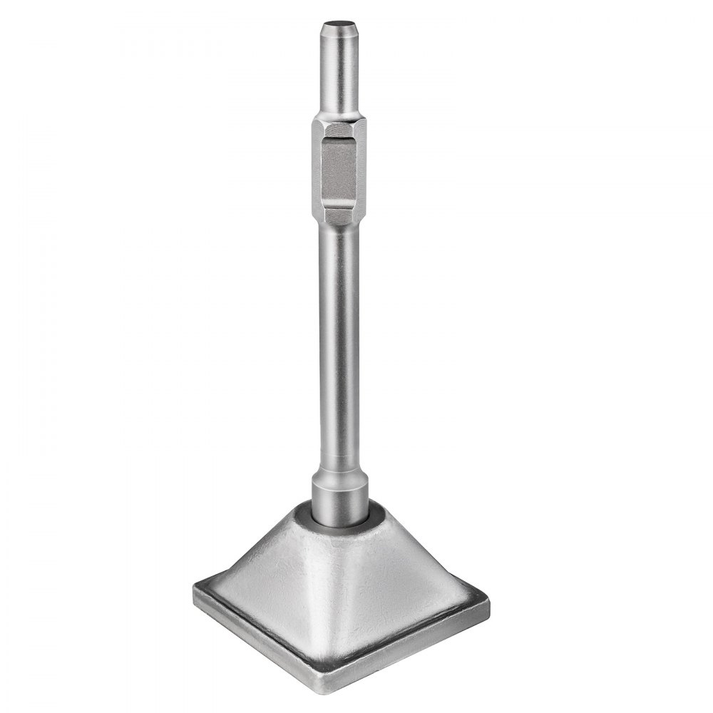 VEVOR 1-1/8" Vástago Hexagonal Apisonador Martillo Neumático Placa Compactadora de Acero con Puntas Puntiagudas de Cincel Martillo de Demolición para Compactador de Suelo Martillo Rompedor de Hormigón