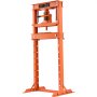 VEVOR Workshop Press Hydraulic Press 12 t, Car Vehicle Frame Press Orange 40-705 mm, Manual Bearing Press Carbon Steel Workshop Press for Car Bushings, Ball Joints, U-Joints etc.