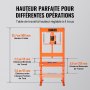 VEVOR Prensa Hidráulica para Taller Prensa Hidráulica para Garaje/Tienda con Marco en H de 6 T Prensa Ajustable para Taller con Placas de Prensado Prensa Hidráulica de Alta Resistencia para Garaje