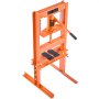 VEVOR Workshop Press Hydraulic Press 6 t, Car Frame Press Press 55-250 mm, 110 mm Stroke Height Manual Bearing Press Carbon Steel Workshop Press for Car Bushings, Ball Joints, U-Joints etc.