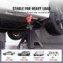 VEVOR Soportes de Gato Capacidad de 6 Toneladas Soportes de Gato para Automóvil con Doble Bloqueo Altura Ajustable de 360-585 mm para Levantar SUV, Camioneta, Automóvil y UTV/ATV, 1 Par