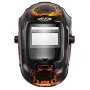 VEVOR Welding Helmet Auto Darkening, 93 x 43 mm True Color Welding Hood, Solar-Powered Welder Mask 2 Arc Sensors, Shade 4/9-13 for TIG MIG ARC Weld Grinding - CRIUS Series (Yellow Flame Pattern)