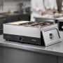 VEVOR Máquina para Derretir Chocolate 1200 W 3 Tanques, Fundidora de Chocolate de Acero Inoxidable, Rango de Temperatura de 30°C a 85°C, Sistema de Calentamiento por Baño de Agua, para Queso y Leche