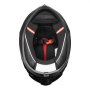 VEVOR Casco de Moto Integral Talla L, Casco Integral para Motocicleta con Visera Transparente, Carcasa de ABS, Ligero y Cómodo para Adultos, para Motocross y Motociclismo, Homologado por DOT y ECE