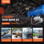 VEVOR Kit de 4 Bocinas de Trompeta Bocina de Automóvil de 150 dB con Compresor de Aire de 90-120 PSI Tanque de Aire de 6 L Bocina de Aire Universal de 12 V para Todos los Vehículos Trenes Barcos Auto