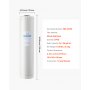 VEVOR Filtro Desionizado 2 x 4 L de Resina DI de Lecho Mixto, Cartucho de Resina para Sistema de Lavado Impecable, con Sistemas de Agua Desionizada PRS-207SLXC, PRS-TCXC, PRS-TCXC-PT y PRS-207XCGB