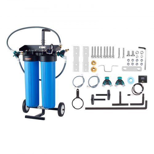 VEVOR Desionizador de Agua para Lavado de Autos Sistema de Agua Desionizada con Medidor TDS Integrado Filtro Quitamanchas de Agua Impecable con Modo de Salida Dual Apto para Autos, RV, Motocicletas