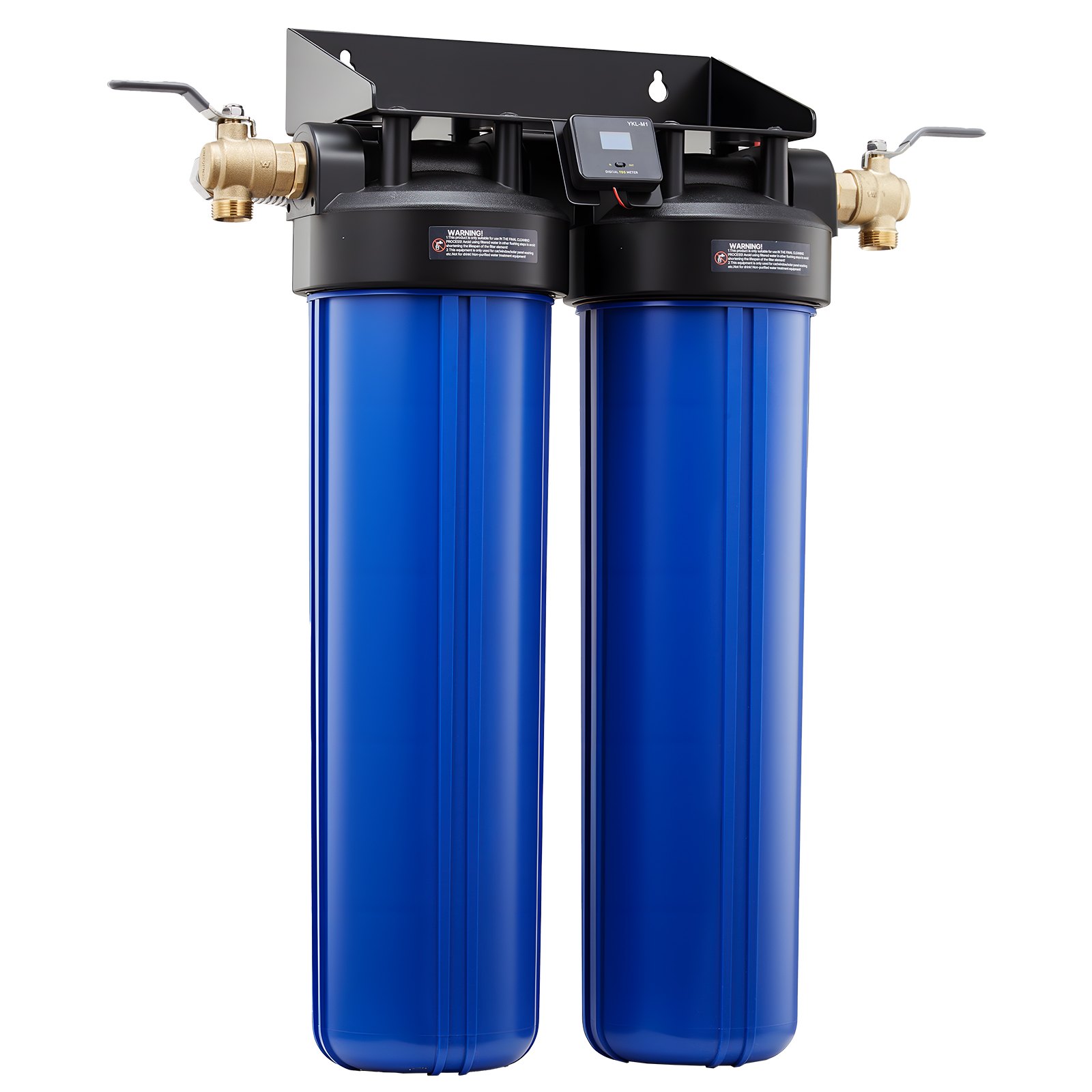 VEVOR Sistema de Agua Desionizada con Resina de 2 x 4 L, Sistema de Lavado de Coche, Desionizador de Agua para Sistema de Lavado Impecable, para Autos, Vehículos Recreativos, Motocicletas, Ventanas