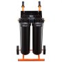 VEVOR Sistema de Agua Desionizada con Resina DI de 2 x 4 L, Sistema de Lavado de Coche con Medidor de TDS, Filtro Desionizador de Agua Portátil y sin Contacto, Tipo de Carrito, para Autos, Ventanas