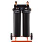 VEVOR Sistema de Agua Desionizada con Resina DI de 2 x 4 L, Sistema de Lavado de Coche con Medidor de TDS, Filtro Desionizador de Agua Portátil y sin Contacto, Tipo de Carrito, para Autos, Ventanas