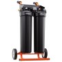 VEVOR Sistema de Agua Desionizada con Resina DI de 2 x 4 L, Sistema de Lavado de Coche con Medidor de TDS, Filtro Desionizador de Agua Portátil y sin Contacto, Tipo de Carrito, para Autos, Ventanas