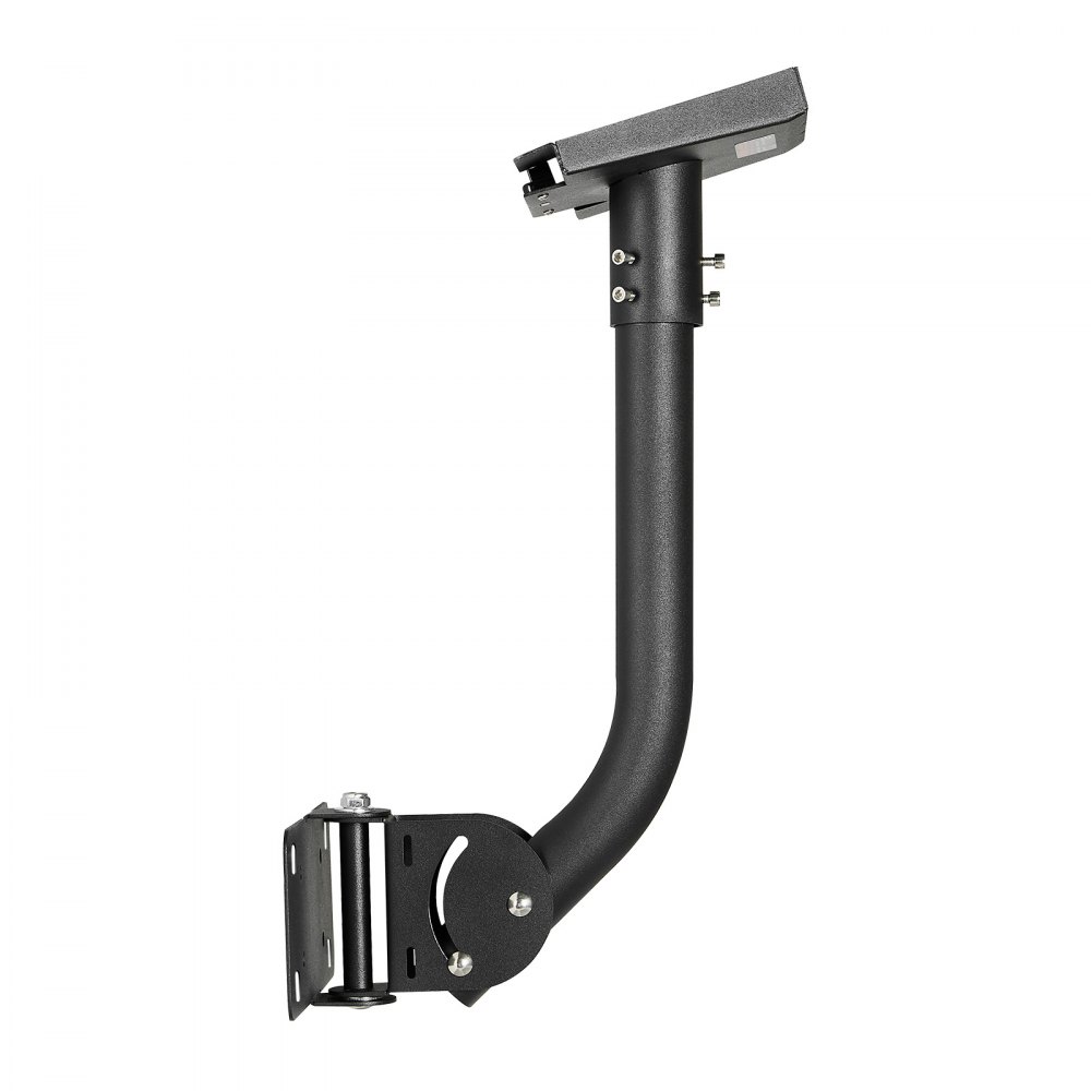 VEVOR Soporte de Starlink Gen 3, Kit de Montaje en Pared con Ángulo Ajustable, Adaptador de Poste Starlink Largo de Acero Resistente, Compatible con Gen3 y V3, Fácil de Montar, Color Negro