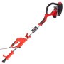VEVOR Lijadora de Pared 850 W, Pulidora de Obra Seca 850 W, Lijadora Eléctrica para Paredes y Techos, Lijadora Jirafa, Ideal para Lijar Techos y Paredes, Extensible y Plegable, con Tira de Luz LED