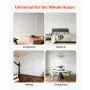 VEVOR Molduras Decorativas para Pared 3 Juegos, 79 x 160 cm 79 x 61 cm, Paneles de Revestimiento Prefabricados, Poliestireno, para Decoración de Interiores Salón Dormitorio Pared de Acento, Blanco