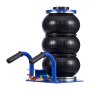 VEVOR Air Jack, 3 Ton Triple Bag Air Jack, Airbag with Six Steel Pipes, Lift Up to 450 mm, 1-6 s Fast Lifting Pneumatic with Short Handles & Rubber Pad for Cars, SUVs, Pickup Trucks Repair, Garage