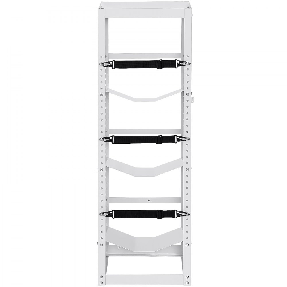 VEVOR Soporte para tanque de refrigerante, con 3 tanques de botellas de 30-50 lb, soporte para tanque de cilindro de 14,64 x 13,97 x 46,06 pulgadas, soporte para cilindro de refrigerante, bastidores