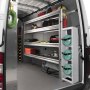 VEVOR Soporte para tanque de refrigerante, con 3 tanques de botellas de 30-50 lb, soporte para tanque de cilindro de 14,64 x 13,97 x 46,06 pulgadas, soporte para cilindro de refrigerante, bastidores