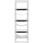 VEVOR Soporte para tanque de refrigerante, con 3 tanques de botellas de 30-50 lb, soporte para tanque de cilindro de 14,64 x 13,97 x 46,06 pulgadas, soporte para cilindro de refrigerante, bastidores