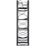 VEVOR refrigerant tank rack, with 3 x 30 lbs and 3 additional small bottle tanks, cylinder tank rack 12.79 x 12.99 x 47.12 inches, refrigerant cylinder rack and brackets for Freon, gases, oxygen