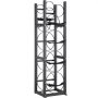 VEVOR refrigerant tank rack, with 3 x 30 lbs and 3 additional small bottle tanks, cylinder tank rack 12.79 x 12.99 x 47.12 inches, refrigerant cylinder rack and brackets for Freon, gases, oxygen