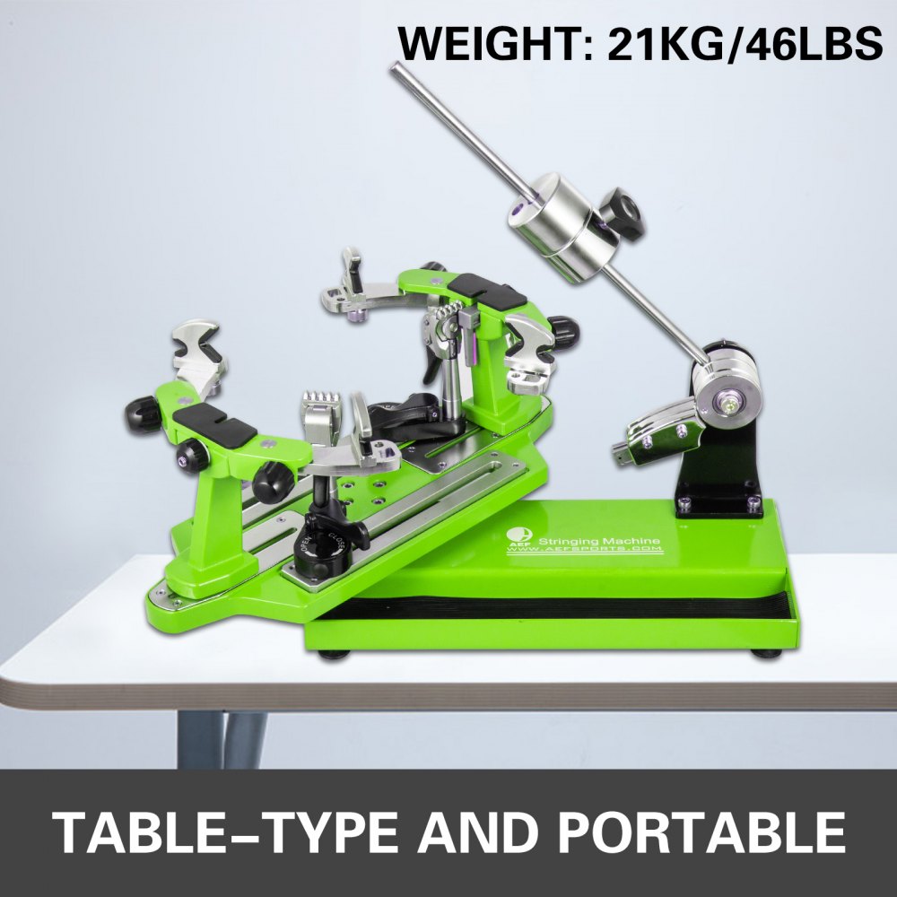 Máquina de Encordar Tenis Máquina de Encordar Raquetas de Tenis Bádminton Verde