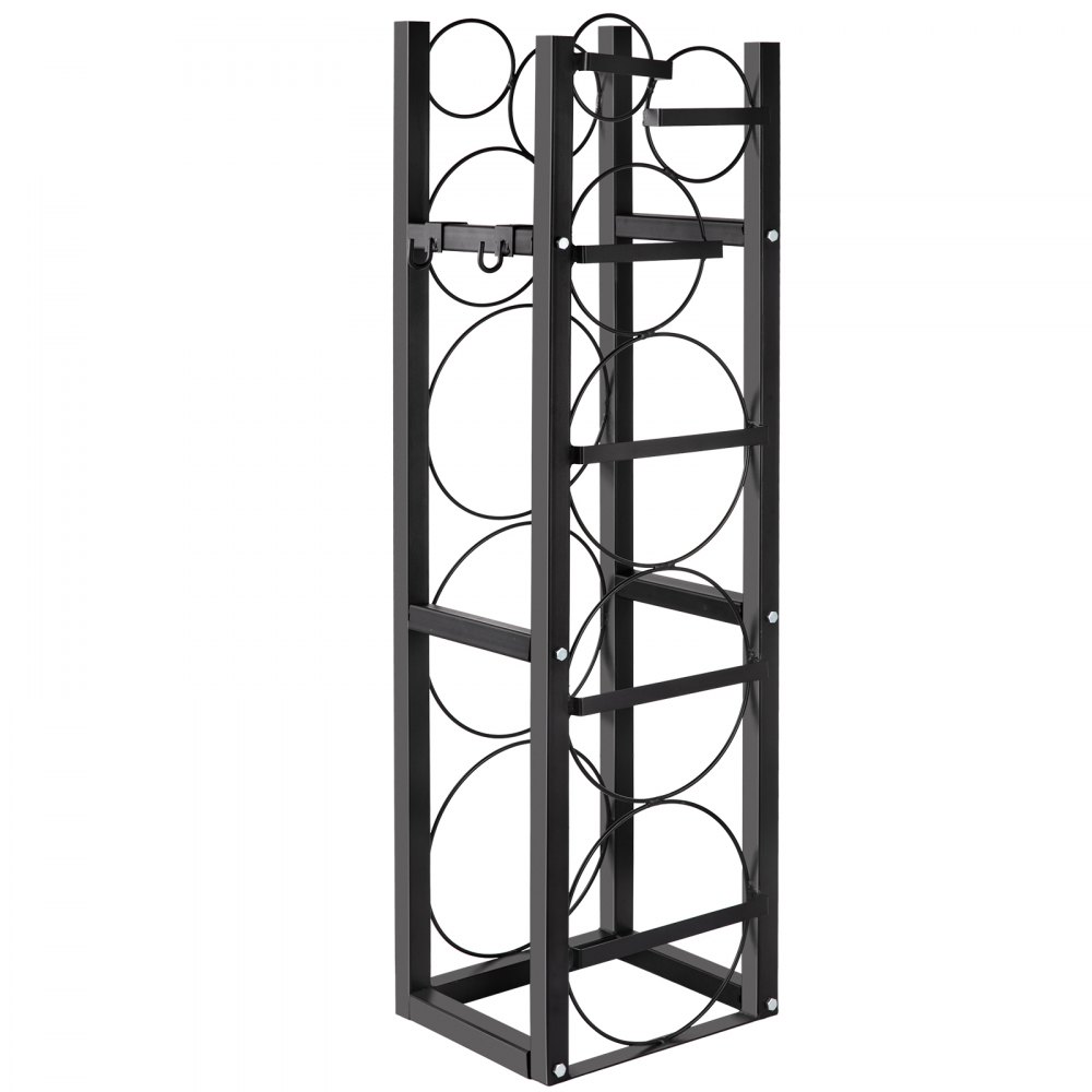 VEVOR Refrigerant Tank Rack with 3 x 30 lbs & 3 Space-Saving Bottle Tank Racks 116.8 x 30.5 x 28 cm, Refrigerant Bottle Rack, Gas Bottle Racks and Holders, for Storing Gas, Oxygen