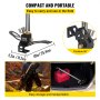 Bomba PCP para pistola de aire comprimido VEVOR, compacta, plegable, fácil de transportar y guardar en el maletero del automóvil.