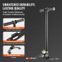 Bomba manual de alta presión VEVOR con mango ergonómico, tubo de acero inoxidable y pedal de metal.