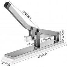 VEVOR Piedra Cangrejo Garra Galleta Cangrejo Pata Herramienta Aluminio Cangrejo Concha 4 Agujas de Cangrejo