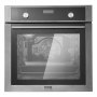 VEVOR Horno Empotrable de Pared 76 L Horno Eléctrico 59,5 cm 3550 W con 9 Funciones de Cocción Calentamiento Rápido a 200°C en 5 Minutos con Rejilla y Bandeja para Hornear, Cocina, Restaurante