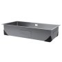 VEVOR 85cm Kitchen Undermount Single Bowl Sinks, Stainless Steel Drop-In Farmhouse Basin with Accessories, Household Dishwasher Sinks for RV, Prep Kitchen, Laundry Room, Bar