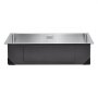 VEVOR Fregadero de Cocina bajo Encimera Acero Inoxidable 304, Lavabo de Granja de Un Solo Tazón con Accesorios, Fregaderos de Lavavajillas Fomésticos para RV, Cocina de Preparación, 500 x 430 x 190 mm