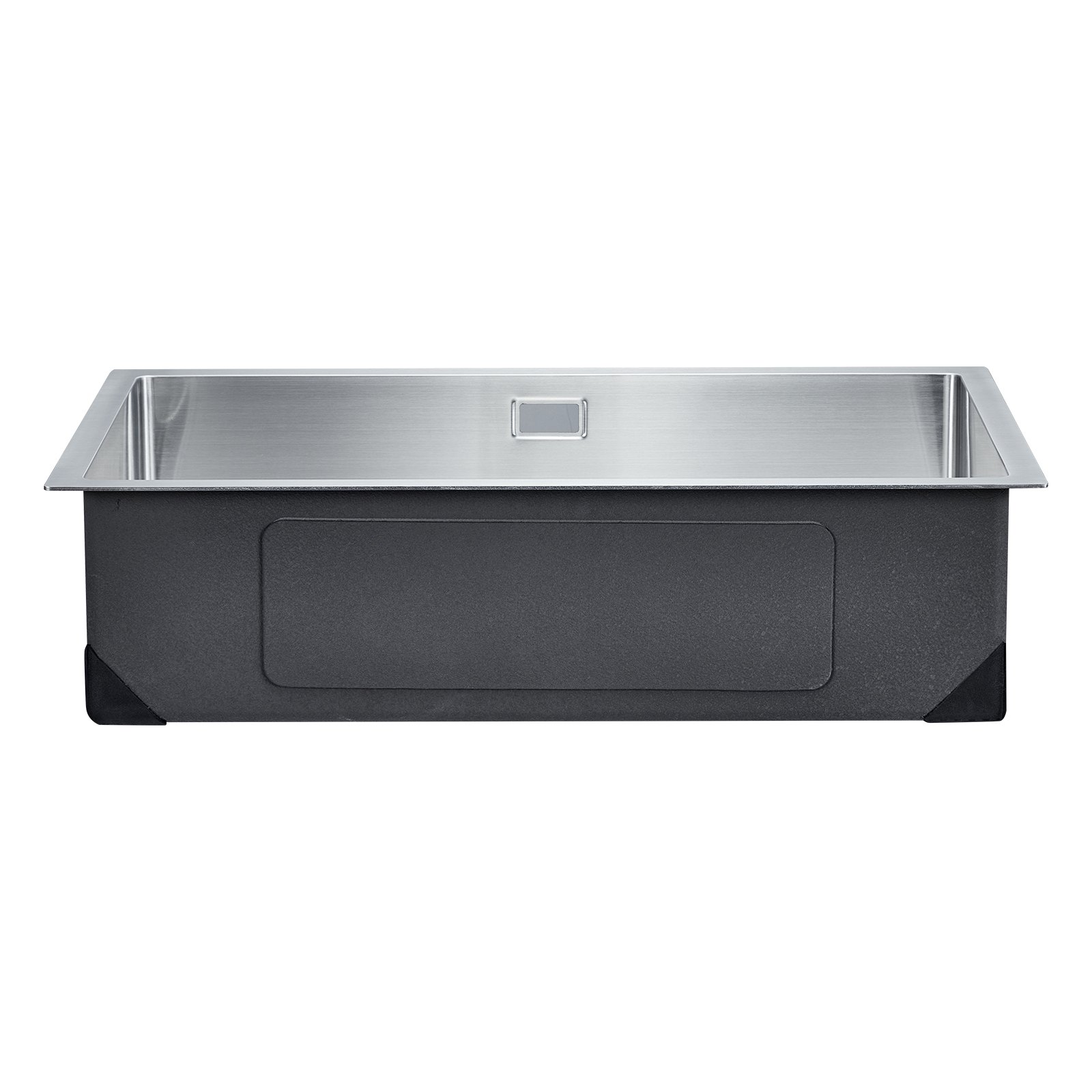 VEVOR Fregadero de Cocina bajo Encimera Acero Inoxidable 304, Lavabo de Granja de Un Solo Tazón con Accesorios, Fregaderos de Lavavajillas Domésticos para RV, Cocina de Preparación, 700 x 430 x 190 mm