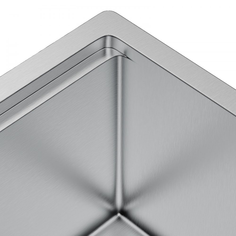 VEVOR Fregadero de Cocina 76,2x48,3x23 cm, Fregadero Bajo Encimera de Acero Inoxidable Fregadero Bajo Encimera con Accesorios para Borde, Fregadero para Lavavajillas Doméstico para Estación de Trabajo