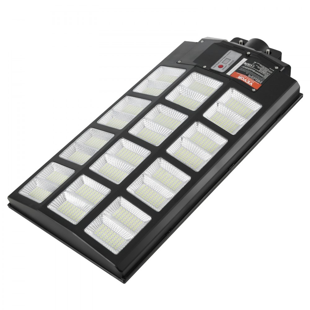 VEVOR 1200W LED farola solar 1900LM lámpara solar con sensor de movimiento pared exterior