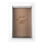 VEVOR Pet Door, Dog Door, Metal Frame with Lock & 3-Flap System, 312 x 435 mm, Weatherproof Pet Door Suitable for Cats, Dogs, Kittens (White-M), Easy Installation
