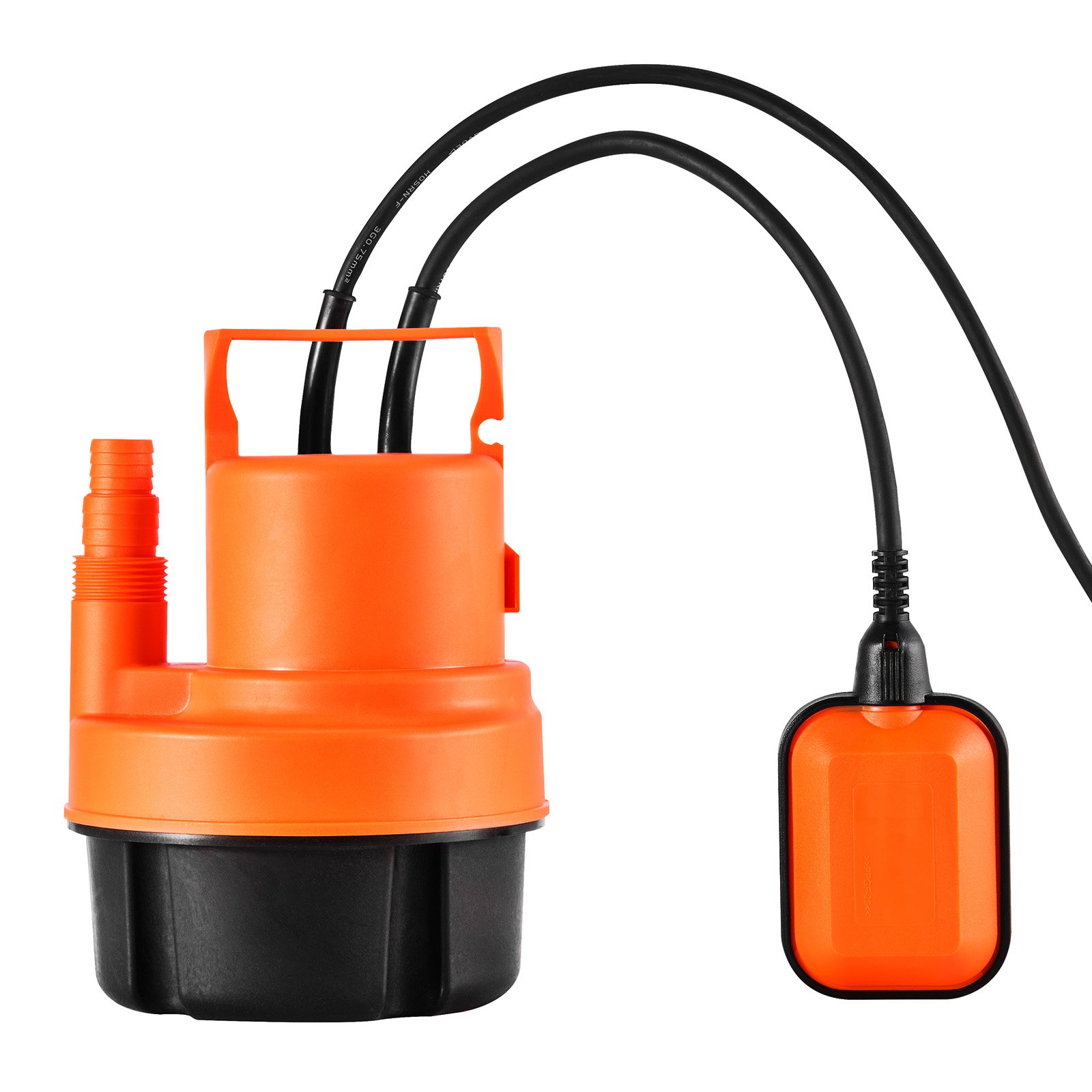 VEVOR Water Pump, 320 W, 6000 L/h high flow rate, 7 m delivery head, submersible pump, portable multi-purpose pump with 3 m long power cable for pumping water from swimming pools, garden ponds, basements