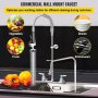 VEVOR Grifo de Fregadero Bañero 43 pulg. Sistema de Ducha en Pared con Rociador