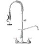 VEVOR Grifo de Fregadero Bañero 43 pulg. Sistema de Ducha en Pared con Rociador
