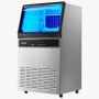VEVOR Máquina para Fabricar Hielo 59 kg/24 h Almacenamiento de 15 kg, 45 Cubitos por Ciclo, de Acero Inoxidable, Independiente y de Encimera, con Pantalla LED y Autolimpieza, para Bar, Restaurante