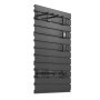 VEVOR Estante de Pared para Armas de Fuego, Soporte de Montaje en Pared, Capacidad de 2 Escopetas y 4 Pistolas, Organizador de Accesorios con Ganchos Adicionales, Acero al Carbono, para Taller Garaja