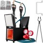 VEVOR Forja de Gas Propano CMPROF-2 + 2D Cuadrado 2 Puertas 2 Quemadores 80000 BTU con Válvulas de Bola de Gas Horno de Forja Horno de Fusión de Gas Propano para Herreros, Fabricantes de Cuchillos