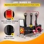 VEVOR Forja de Gas Propano CMPROF-3 + 2D Cuadrado 2 Puertas 3 Quemadores 80000 BTU con Válvulas de Bola de Gas Horno de Forja Horno de Fusión de Gas Propano para Herreros, Fabricantes de Cuchillos