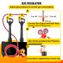 VEVOR Forja de Gas Propano CMPROF-3 + 2D Cuadrado 2 Puertas 3 Quemadores 80000 BTU con Válvulas de Bola de Gas Horno de Forja Horno de Fusión de Gas Propano para Herreros, Fabricantes de Cuchillos
