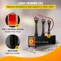 VEVOR Forja de Gas Propano CMPROF-3 + 1D Cuadrado 1 Puerta 3 Quemadores 80000 BTU con Válvulas de Bola de Gas Horno de Forja Horno de Fusión de Gas Propano para Herreros, Fabricantes de Cuchillos