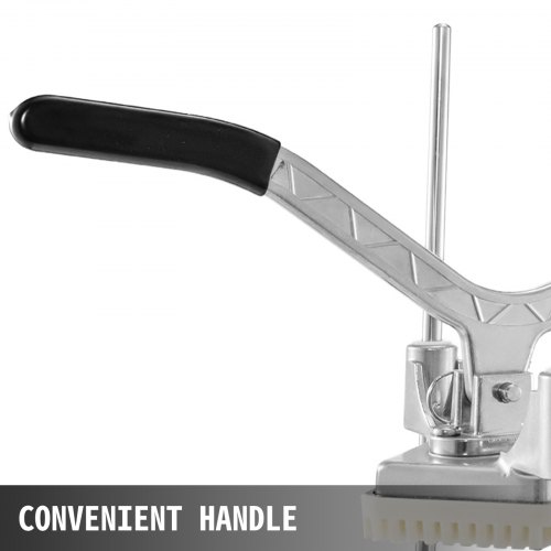 VEVOR Cortadora Comercial de Verduras Picador de 1/2 Pulgada Trituradora Cortador de Verdoras Utensilios de Cocina Profesional Cuchillo de Acero Inoxidable Cortador de Patatas Fritas Cocina