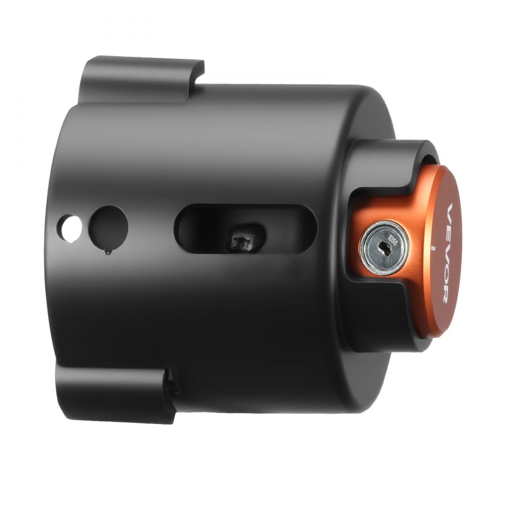 VEVOR Bloqueo de Enganche de Remolque Compatible con Acopladores de Bola de fundición de 58,6 mm con 3 Llaves Candado para Enganche Resistente a Palancas y Corrosión para Remolques de RV, Barcos