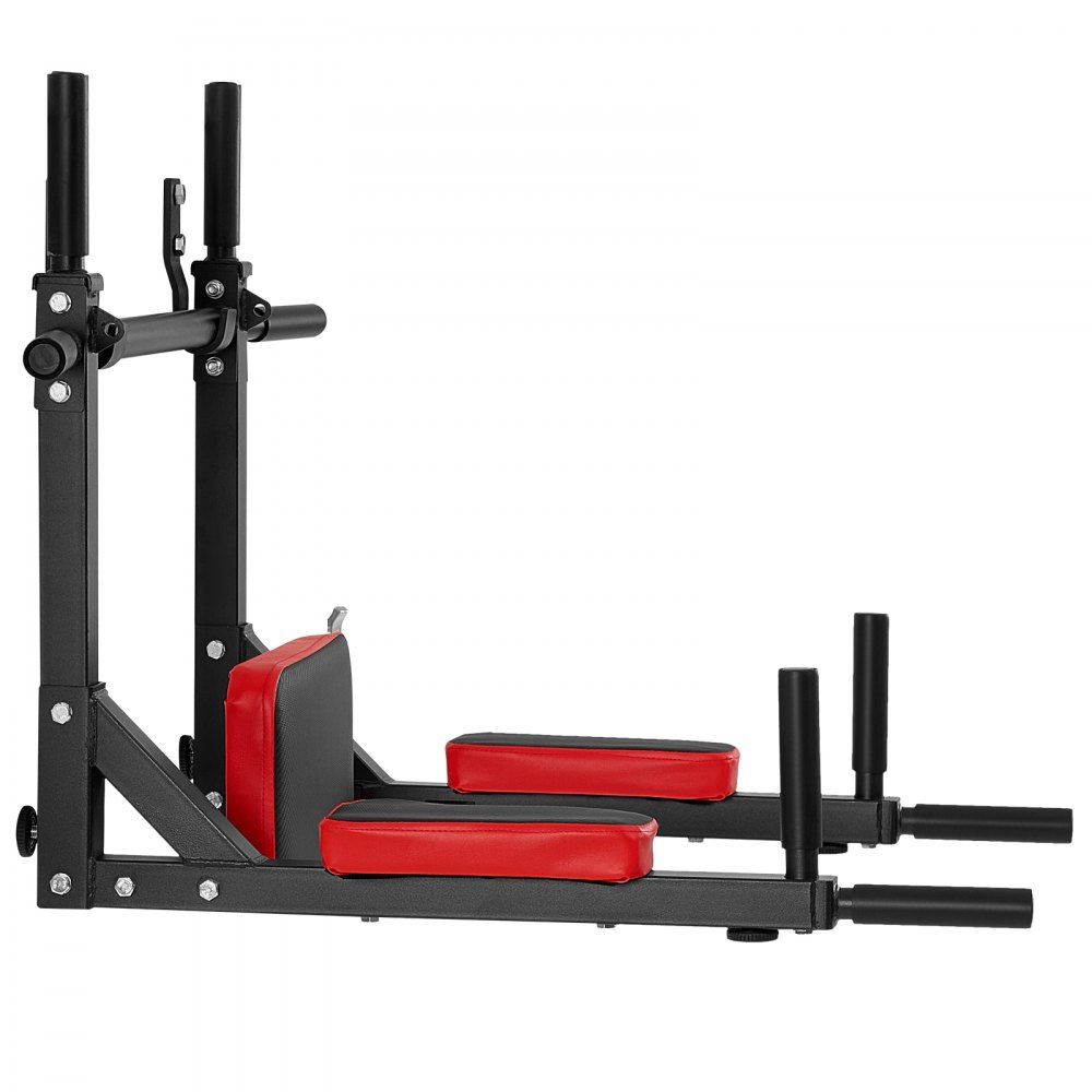 VEVOR Barra de Dominadas Multifuncional de Pared para Gimnasio en Casa, para Entrenamiento de la Parte Superior de Cuerpo, Capacidad de Peso de 200 kg, 952 x 628 x 753 mm, Acero al Carbono, Negro