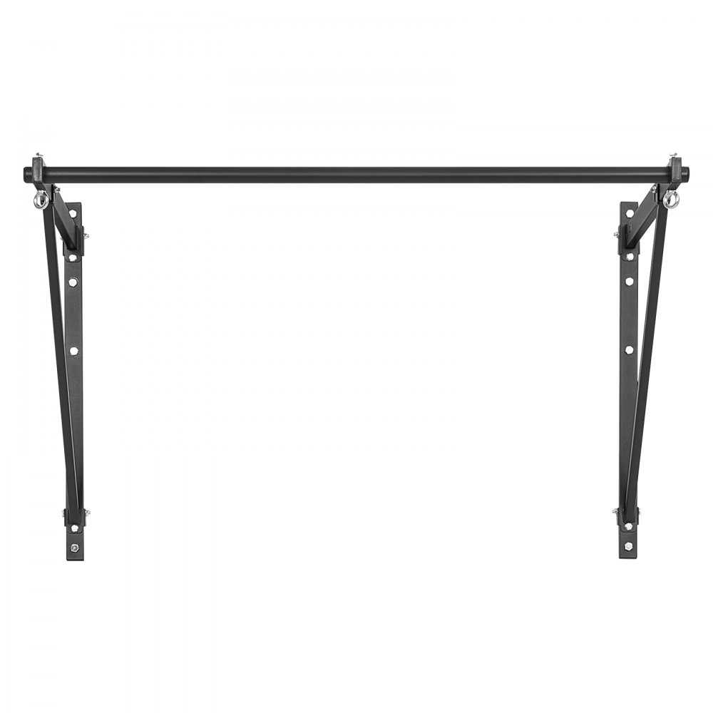 VEVOR Barra de Dominadas Montaje en Pared, Profundidad Ajustable a 56 cm o 76 cm, para Entrenamiento de la Parte Superior del Cuerpo, Capacidad 200 kg, para Gimnasio en Casa, 1276 x 812 x 787 mm